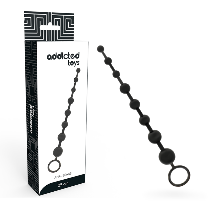 La marca ADDICTED TOYS nos facilita esta imagen de su producto ADDICTED TOYS - ANAL BEADS 29 CM NEGRO para nuestro catálogo.