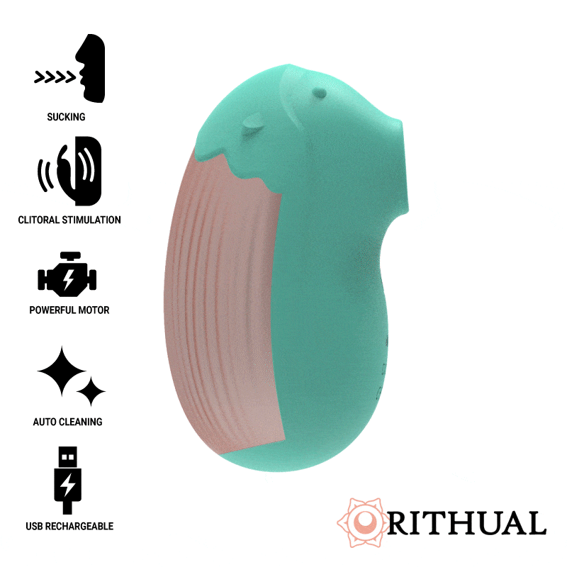 La marca RITHUAL nos facilita esta imagen de su producto RITHUAL - SHUSHU 2.0 NEW GENERATION CLITORAL AQUA para nuestro catálogo.