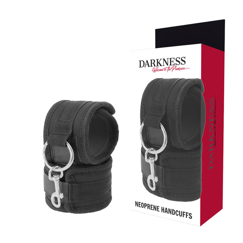 La marca DARKNESS BONDAGE nos facilita esta imagen de su producto DARKNESS - ESPOSAS NEOPRENO para nuestro catálogo.
