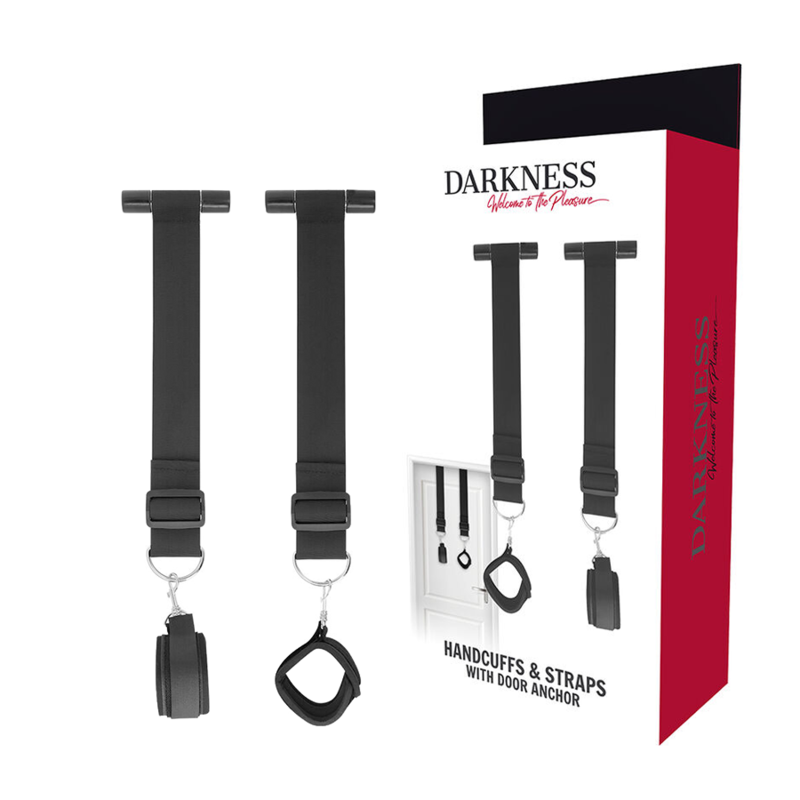 La marca DARKNESS BONDAGE nos facilita esta imagen de su producto DARKNESS - BONDAGE ESPOSAS PARA LA PUERTA para nuestro catálogo.