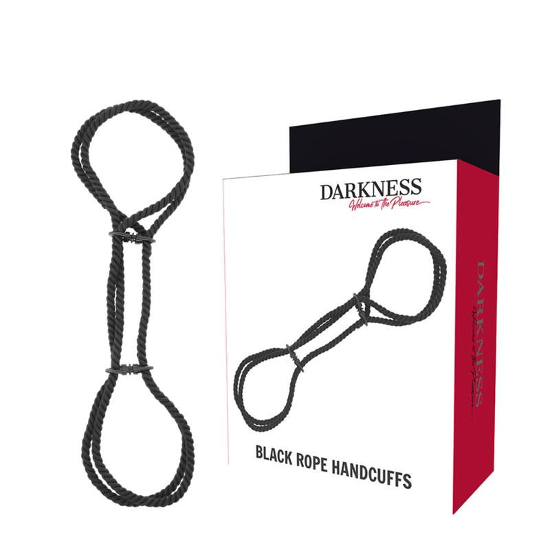 La marca DARKNESS BONDAGE nos facilita esta imagen de su producto DARKNESS - ESPOSAS MANOS O TOBILLOS  CUERDA 100% ALGODON para nuestro catálogo.