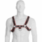 La marca LEATHER BODY nos facilita esta imagen de su producto LEATHER BODY - CHAIN HARNESS III BLACK / RED para nuestro catálogo.