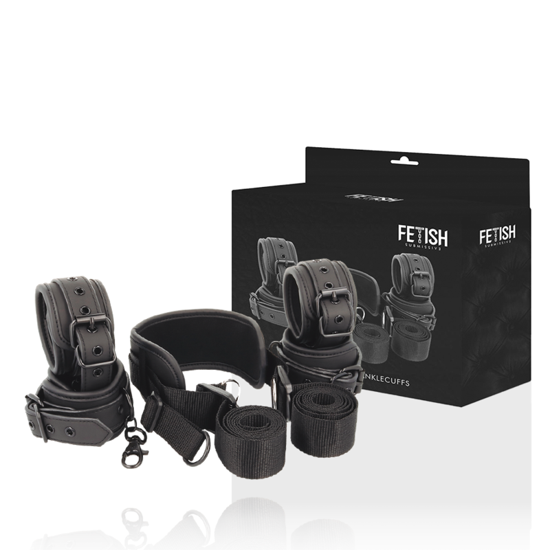 La marca FETISH SUBMISSIVE BONDAGE nos facilita esta imagen de su producto FETISH SUBMISSIVE - POSICIÓN MASTER CON 4 ESPOSAS CON FORRO DE NEOPRENO para nuestro catálogo.
