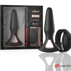 La marca ANBIGUO nos facilita esta imagen de su producto ANBIGUO - WATCHME CONTROL REMOTO VIBRADOR PLUG ANAL ALEXANDRU para nuestro catálogo.