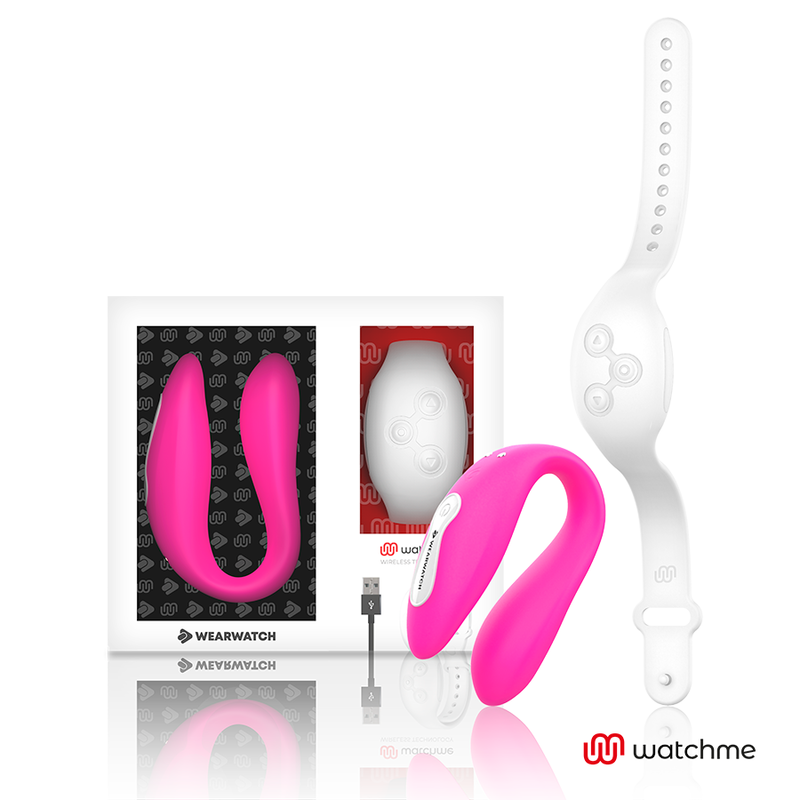 La marca WEARWATCH nos facilita esta imagen de su producto WEARWATCH - VIBRADOR DUAL TECHNOLOGY WATCHME FUCSIA / NÍVEO para nuestro catálogo.
