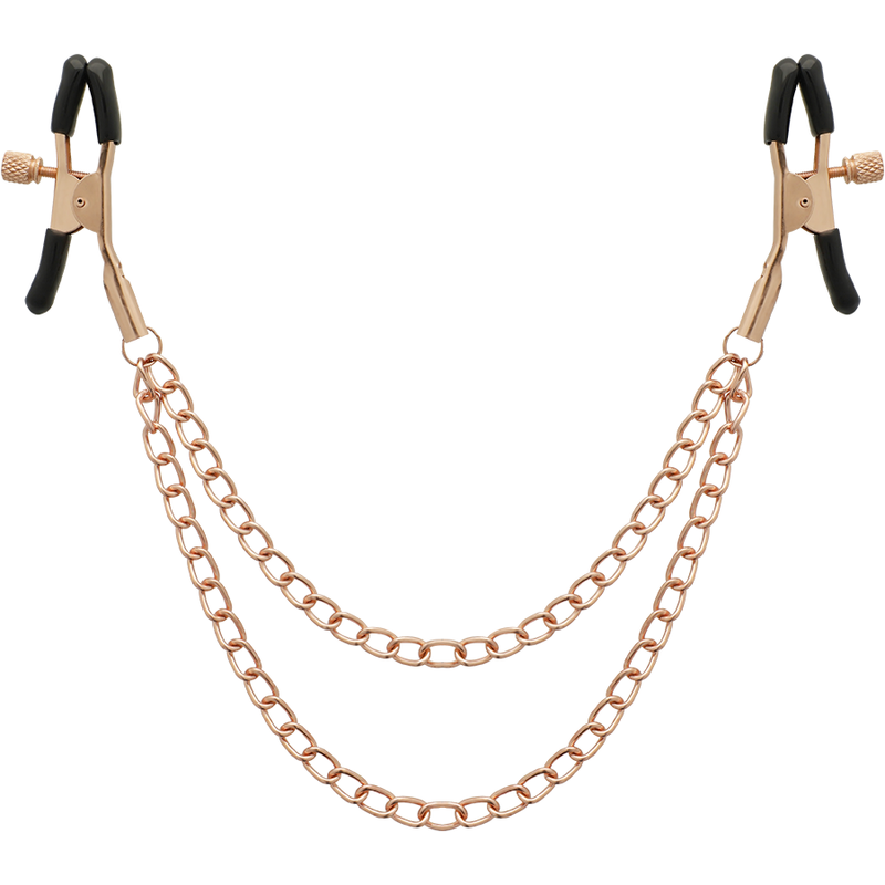 La marca BEGME BLACK EDITION nos facilita esta imagen de su producto BEGME - BLACK EDITION PINZAS PEZONES CON CADENA para nuestro catálogo.