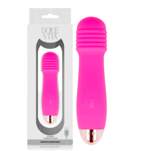 La marca DOLCE VITA nos facilita esta imagen de su producto DOLCE VITA - VIBRADOR RECARGABLE THREE ROSA 7 VELOCIDADES para nuestro catálogo.