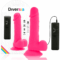 La marca DIVERSIA nos facilita esta imagen de su producto DIVERSIA - DILDO REALÍSTICO FLEXIBLE CON VIBRACIÓN ROSA 20.5 CM -O- 4.2 CM para nuestro catálogo.