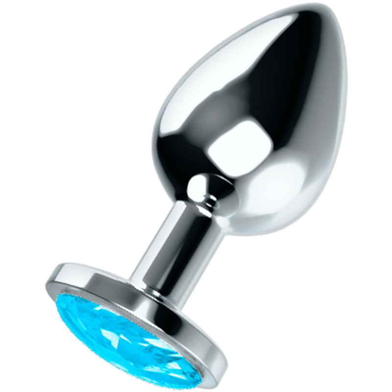 La marca OHMAMA ANAL nos facilita esta imagen de su producto OHMAMA - PLUG ANAL CON CRISTAL AZUL L para nuestro catálogo.