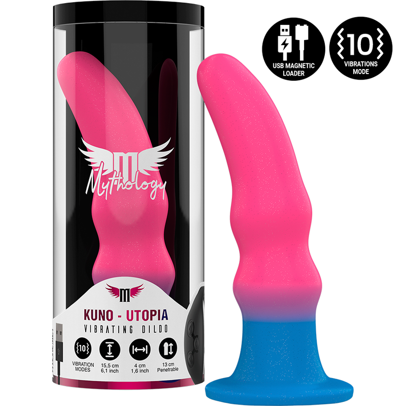 La marca MYTHOLOGY FANTASY DILDO nos facilita esta imagen de su producto MYTHOLOGY - KUNO UTOPIA DILDO M - VIBRADOR COMPATIBLE CON WATCHME WIRELESS TECHNOLOGY para nuestro catálogo.