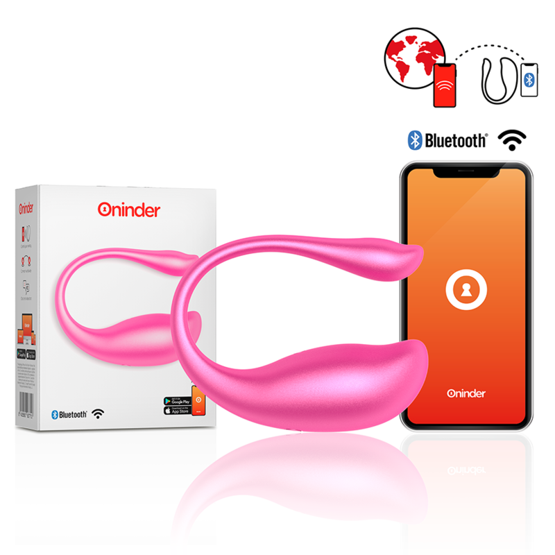 La marca ONINDER nos facilita esta imagen de su producto ONINDER - NAIROBI HUEVO VIBRADOR ROSA - APP GRATUITA para nuestro catálogo.
