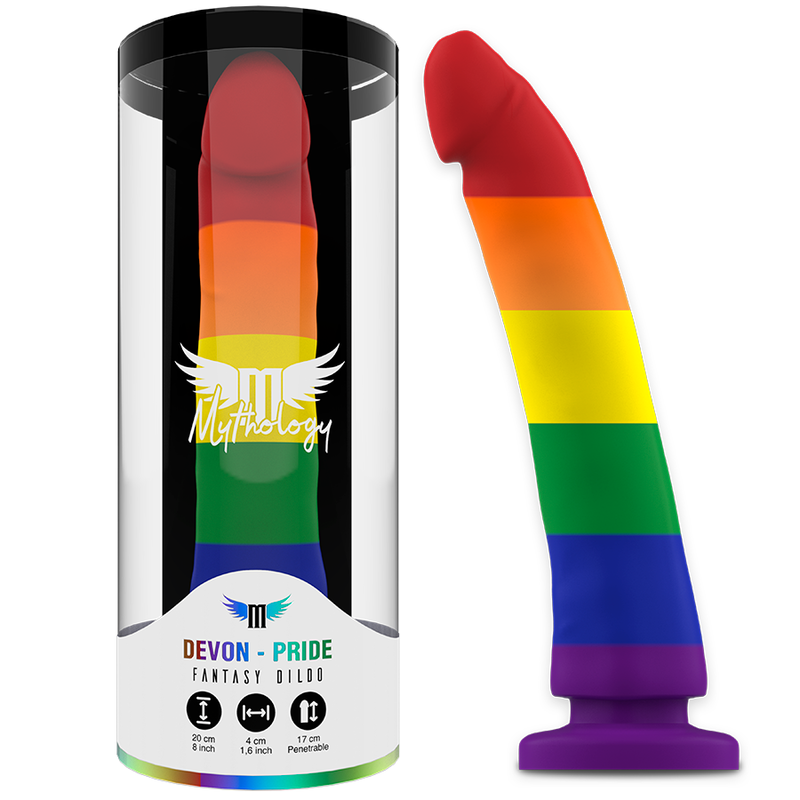 La marca MYTHOLOGY FANTASY DILDO nos facilita esta imagen de su producto MYTHOLOGY - DEVON PRIDE DILDO L para nuestro catálogo.