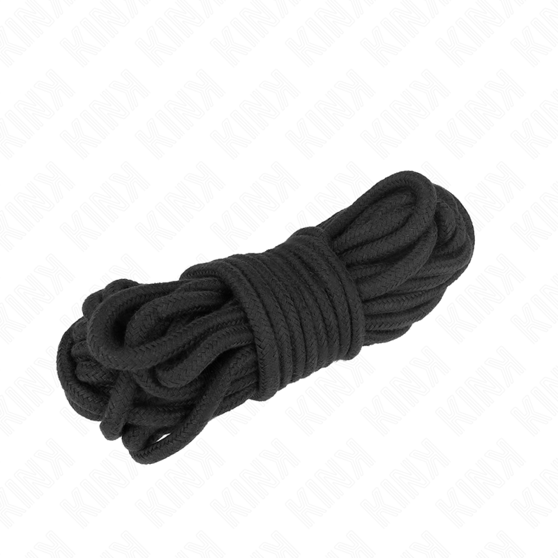 La marca KINK ROPE ARTS nos facilita esta imagen de su producto KINK - CUERDA DE ALGODÓN 5 METROS NEGRO para nuestro catálogo.