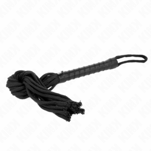 La marca KINK IMPACT & TOUCH nos facilita esta imagen de su producto KINK - LÁTIGO DE CUERDA NEGRO 56 CM para nuestro catálogo.