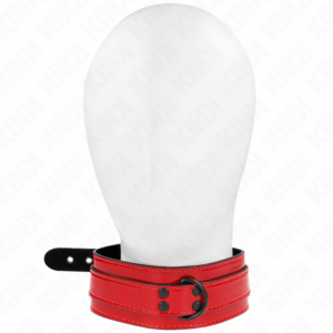 La marca KINK COLLAR & GAG nos facilita esta imagen de su producto KINK - COLLAR AJUSTABLE ROJO VINO 37.5-49.5 CM X 5 CM para nuestro catálogo.
