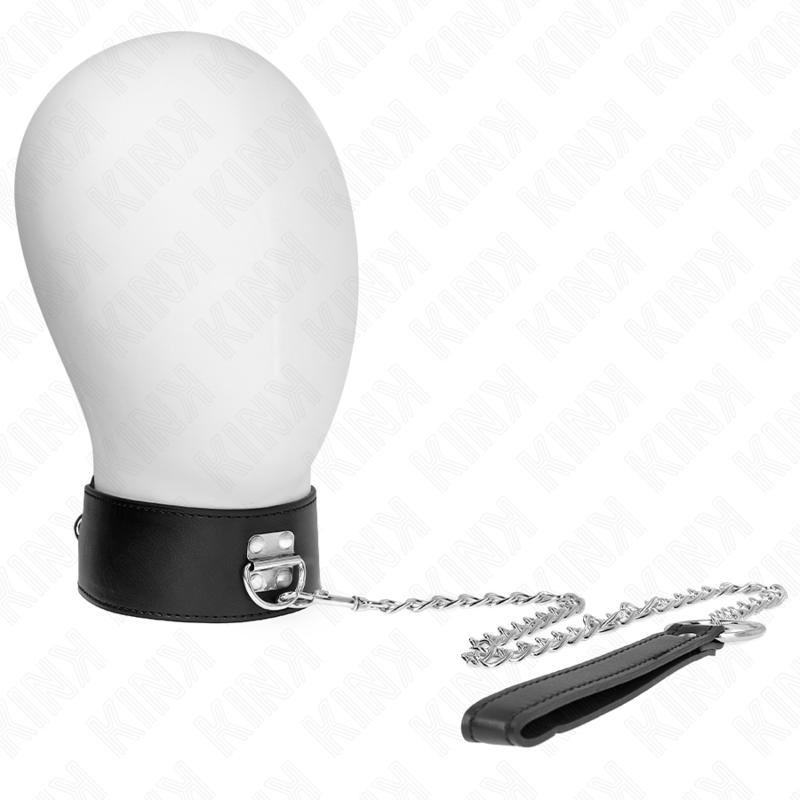 La marca KINK COLLAR & GAG nos facilita esta imagen de su producto KINK - COLLAR CON CORREA 65 CM ANCHO NEGRO AJUSTABLE 33.5-41 CM X 5 CM para nuestro catálogo.