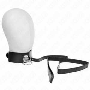 La marca KINK COLLAR & GAG nos facilita esta imagen de su producto KINK - COLLAR CON CORREA 116 CM CON TACHUELAS CORREA POLIPIEL 50 X 5 CM para nuestro catálogo.