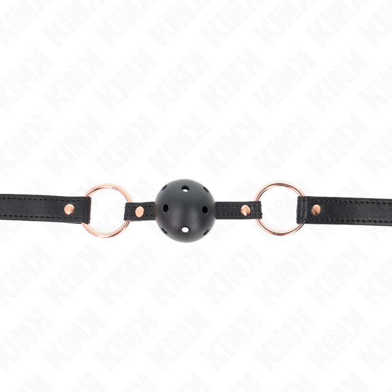 La marca KINK COLLAR & GAG nos facilita esta imagen de su producto KINK - MORDAZA DE BOLA 4 CM DE TPE PREMIUM 60 x 2 CM para nuestro catálogo.