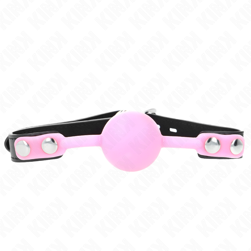 La marca KINK COLLAR & GAG nos facilita esta imagen de su producto KINK - MORDAZA DE BOLA 4 CM DE SILICONA LUMINOSA 60 x 2 CM para nuestro catálogo.
