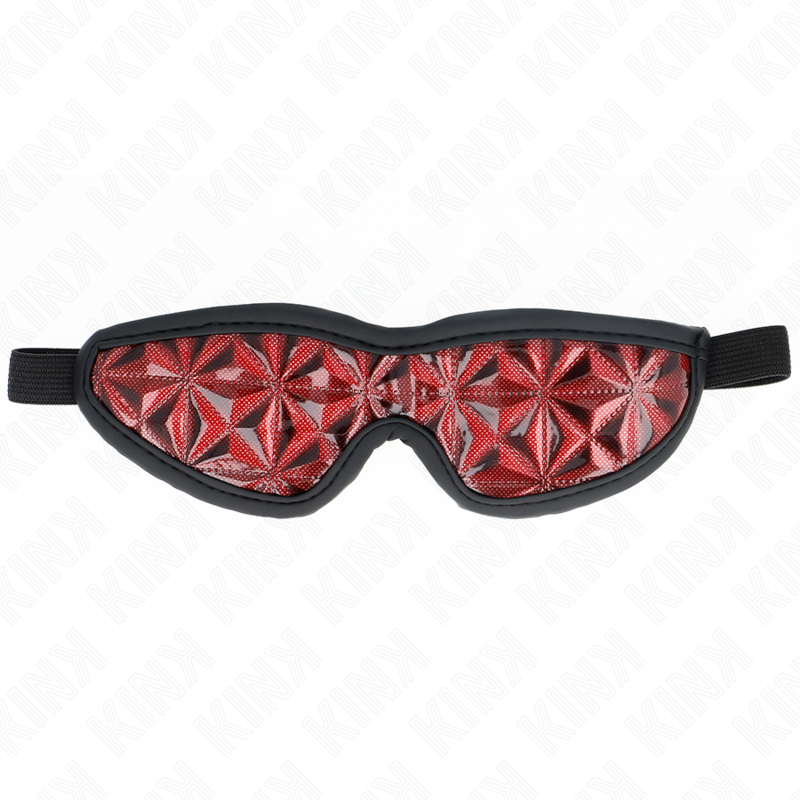 La marca KINK MASKED ALLURE nos facilita esta imagen de su producto KINK - VENDA CON PATRÓN DE DIAMANTES ROJO 20.5 x 6 CM para nuestro catálogo.