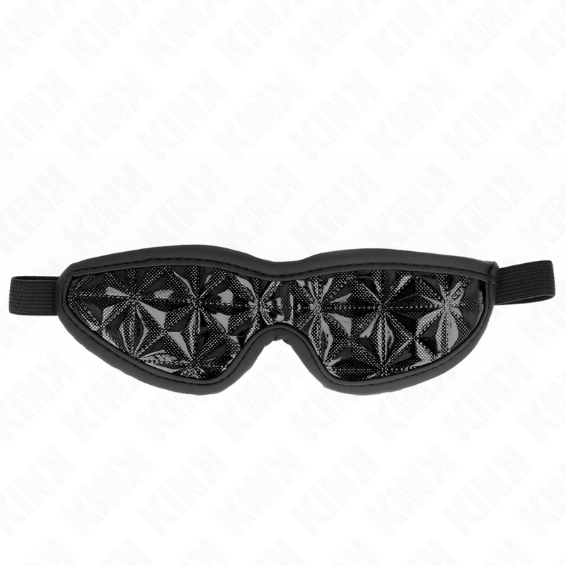 La marca KINK MASKED ALLURE nos facilita esta imagen de su producto KINK - VENDA CON PATRÓN DE DIAMANTES NEGRO 20.5 x 6 CM para nuestro catálogo.