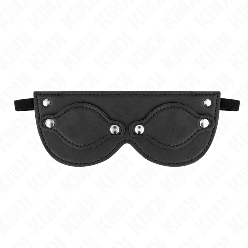 La marca KINK MASKED ALLURE nos facilita esta imagen de su producto KINK - MÁSCARA DE POLIPIEL CON CUBIERTAS PARA OJOS DESMONTABLES 22 x 9 CM para nuestro catálogo.