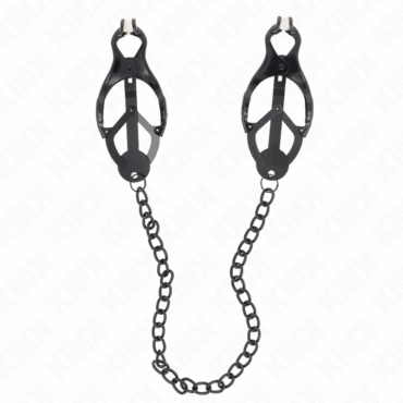 La marca KINK NIPPLE GRIP nos facilita esta imagen de su producto KINK - PINZAS PARA PEZONES ESTILO JAPONÉS CON CADENA NEGRO 30 CM para nuestro catálogo.