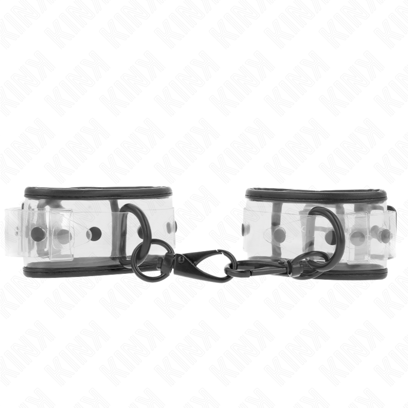 La marca KINK WRIST RESTRAINT nos facilita esta imagen de su producto KINK - MUÑEQUERAS TRANSPARENTES AJUSTABLE 18-30 CM X 5.5 CM para nuestro catálogo.