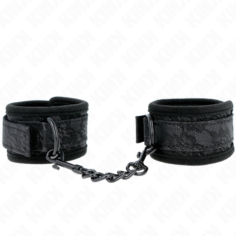 La marca KINK WRIST RESTRAINT nos facilita esta imagen de su producto KINK - MUÑEQUERAS DE ENCAJE Y NEOPRENO AJUSTABLE NEGRO 20-29 CM X 5 CM para nuestro catálogo.