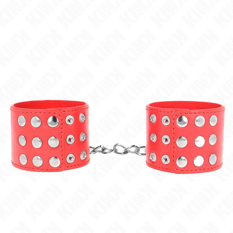 La marca KINK WRIST RESTRAINT nos facilita esta imagen de su producto KINK - MUÑEQUERAS CON CIERRE A PRESIÓN AJUSTABLE ROJO 19-24 CM X 5.5 CM para nuestro catálogo.