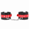 La marca KINK WRIST RESTRAINT nos facilita esta imagen de su producto KINK - MUÑEQUERAS NEGRO CON CORREA ROJO AJUSTABLE 17-28 CM X 6 CM para nuestro catálogo.
