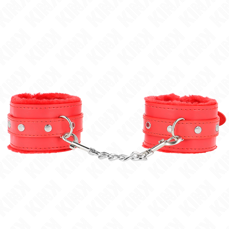 La marca KINK WRIST RESTRAINT nos facilita esta imagen de su producto KINK - MUÑEQUERAS FORRADAS PREMIUM ROJO CON CORREA ROJO AJUSTABLE 17-29 CM X 6 CM para nuestro catálogo.