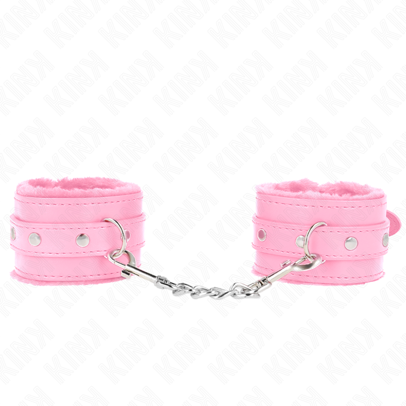 La marca KINK WRIST RESTRAINT nos facilita esta imagen de su producto KINK - MUÑEQUERAS FORRADAS PREMIUM ROSA CON CORREA ROSA AJUSTABLE 17-29 CM X 6 CM para nuestro catálogo.