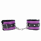 La marca KINK WRIST RESTRAINT nos facilita esta imagen de su producto KINK - MUÑEQUERAS FORRADAS PREMIUM NEGRO CON CORREA VIOLETA / NEGRO AJUSTABLE 17-29 CM X 6 CM para nuestro catálogo.