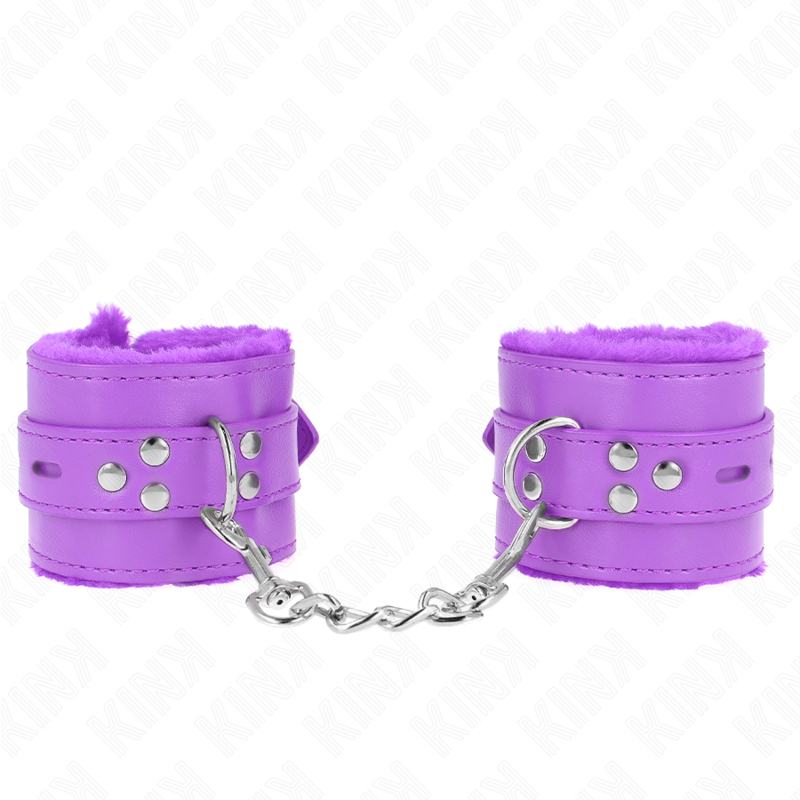La marca KINK WRIST RESTRAINT nos facilita esta imagen de su producto KINK - MUÑEQUERAS FORRADAS CON AGUJEROS CUADRADOS VIOLETA Y CORREA VIOLETA AJUSTABLE 17-29 CM X 6 CM para nuestro catálogo.