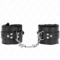 La marca KINK WRIST RESTRAINT nos facilita esta imagen de su producto KINK - MUÑEQUERAS FORRADAS CON AGUJEROS CUADRADOS NEGRO Y CORREA NEGRO AJUSTABLE 17-29 CM X 6 CM para nuestro catálogo.