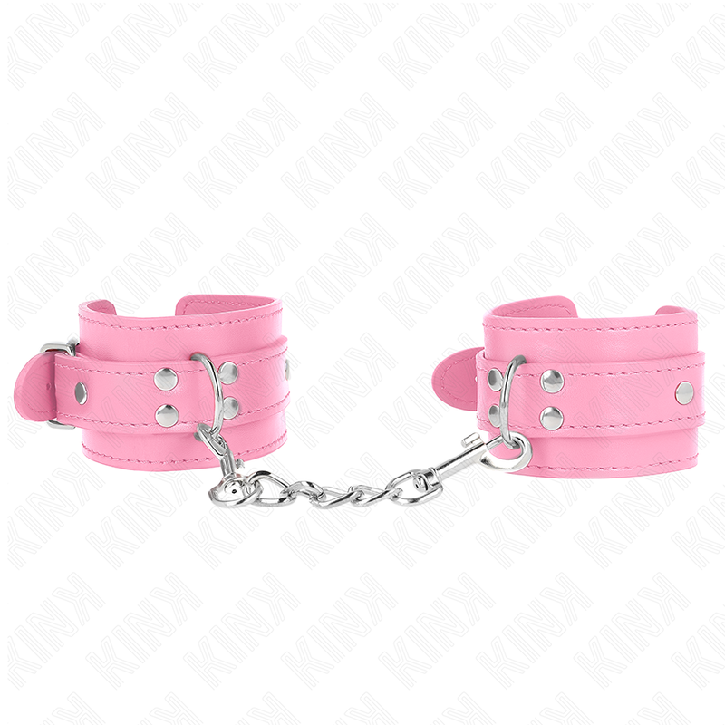 La marca KINK WRIST RESTRAINT nos facilita esta imagen de su producto KINK - MUÑEQUERAS SENCILLAS ROSA AJUSTABLE 20-23 CM X 5.5 CM para nuestro catálogo.