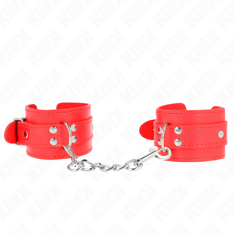 La marca KINK WRIST RESTRAINT nos facilita esta imagen de su producto KINK - MUÑEQUERAS SENCILLAS ROJO AJUSTABLE 20-23 CM X 5.5 CM para nuestro catálogo.