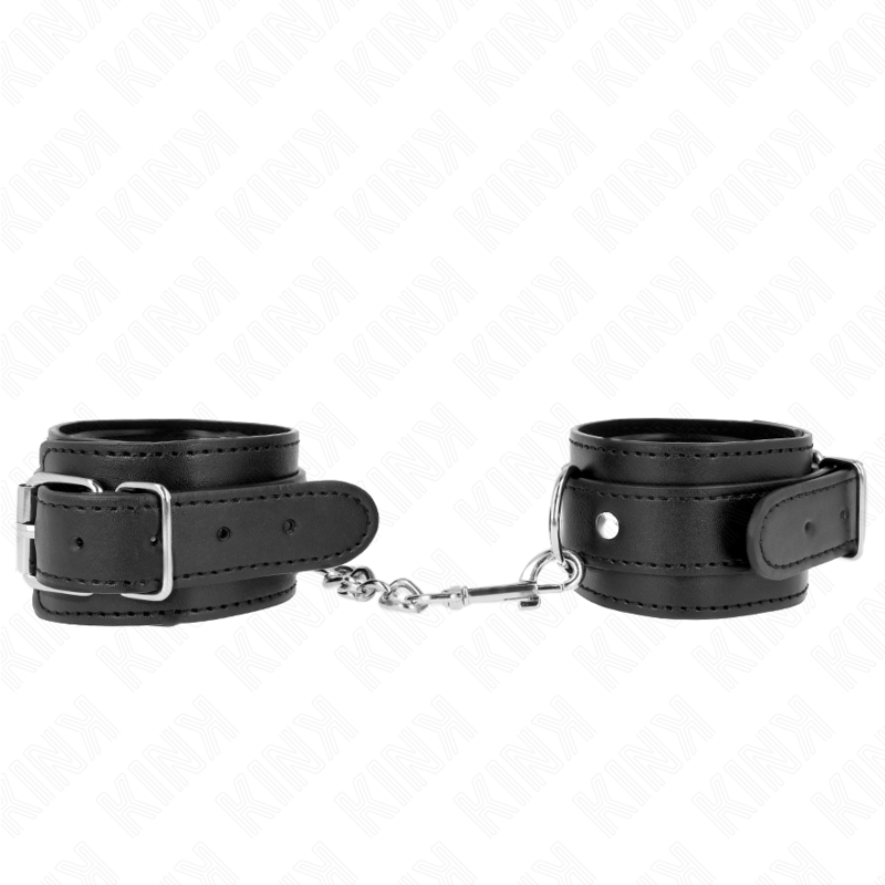 La marca KINK WRIST RESTRAINT nos facilita esta imagen de su producto KINK - MUÑEQUERAS FINAS NEGRO AJUSTABLE 21-33 CM para nuestro catálogo.
