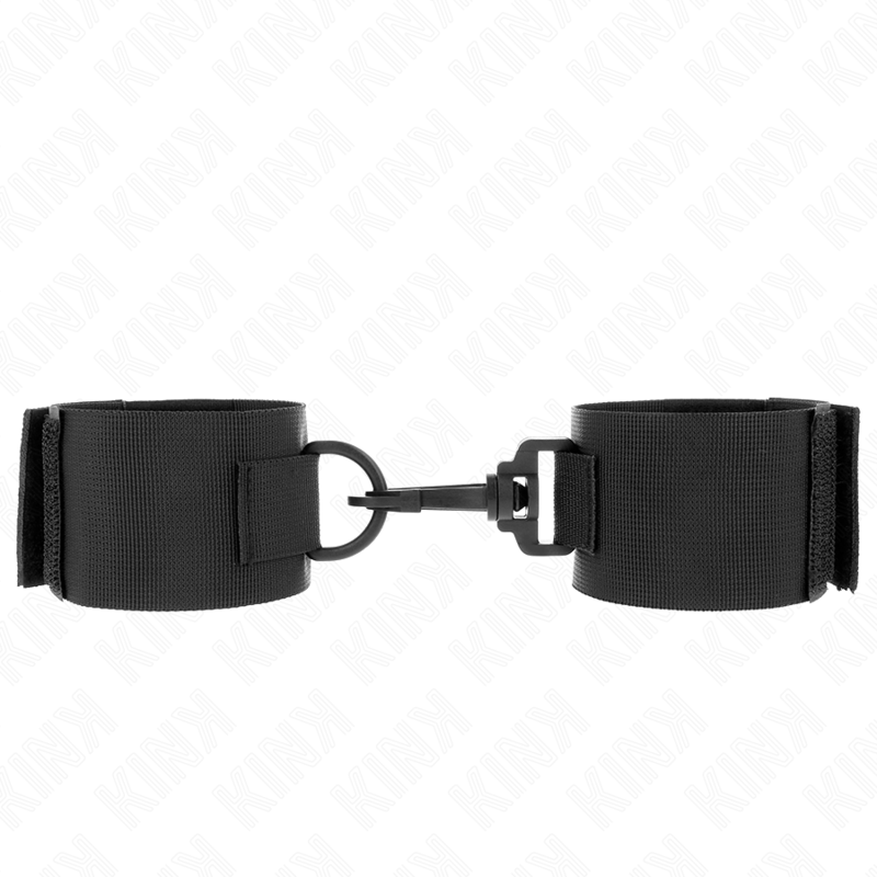 La marca KINK WRIST RESTRAINT nos facilita esta imagen de su producto KINK - MUÑEQUERAS NYLON NEGRO para nuestro catálogo.