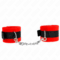 La marca KINK WRIST RESTRAINT nos facilita esta imagen de su producto KINK - MUÑEQUERAS PARA PRINCIPIANTES NEGRO-ROJO 30 X 7 CM para nuestro catálogo.
