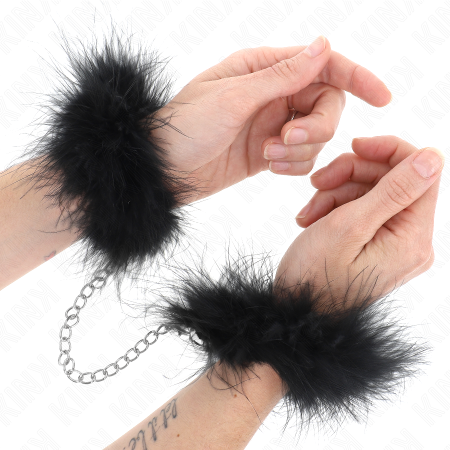 La marca KINK WRIST RESTRAINT nos facilita esta imagen de su producto KINK - MINI ESPOSAS DE PLUMAS para nuestro catálogo.