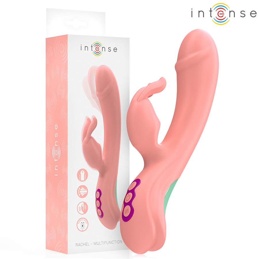 La marca INTENSE FUN nos facilita esta imagen de su producto INTENSE - RACHEL VIBRADOR RABBIT 5 VIBRACIONES ROSA para nuestro catálogo.