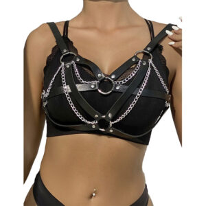 La marca SUBBLIME FETISH nos facilita esta imagen de su producto SUBBLIME - 953713 CINTURÓN DE BONDAGE PUNK HEBILLA METAL NEGRO TALLA ÚNICA para nuestro catálogo.