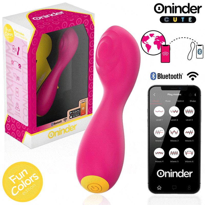 La marca ONINDER CUTE nos facilita esta imagen de su producto ONINDER CUTE - LOVE BUDDY MASTER VIBRADOR PUNTO G - APP MUNDIAL GRATUITA para nuestro catálogo.