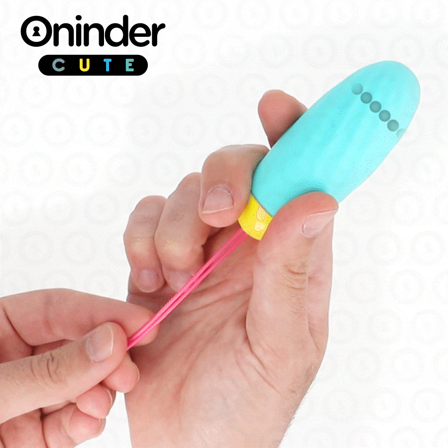 La marca ONINDER CUTE nos facilita esta imagen de su producto ONINDER CUTE - LOVE PLEASURE HUEVO VIBRO-GEMAS ROTADORAS SILICONA - APP MUNDIAL GRATUITA para nuestro catálogo.