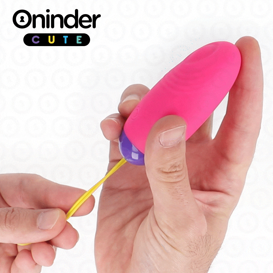 La marca ONINDER CUTE nos facilita esta imagen de su producto ONINDER CUTE - LOVE PLEASURE HUEVO VIBRO-WAVE TAPPING SILICONA - APP MUNDIAL GRATUITA para nuestro catálogo.