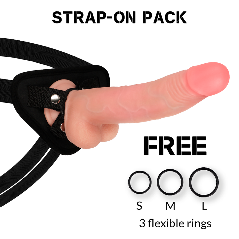 La marca ROCK ARMY nos facilita esta imagen de su producto ROCKARMY - ARNÉS + DUAL DENSITY LEOPARD DILDO REALISTA 23 CM -O- 4.77 CM para nuestro catálogo.