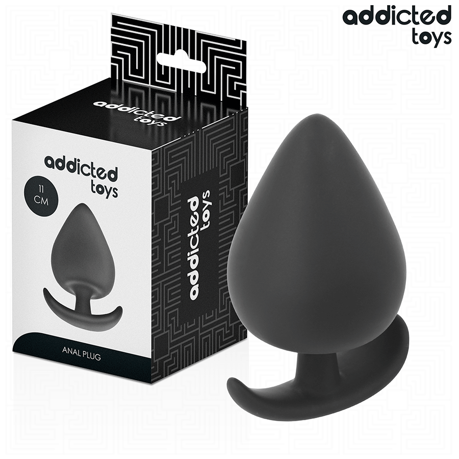 La marca ADDICTED TOYS nos facilita esta imagen de su producto ADDICTED TOYS - PLUG ANAL SILICONA TALLA XXL 11 CM para nuestro catálogo.