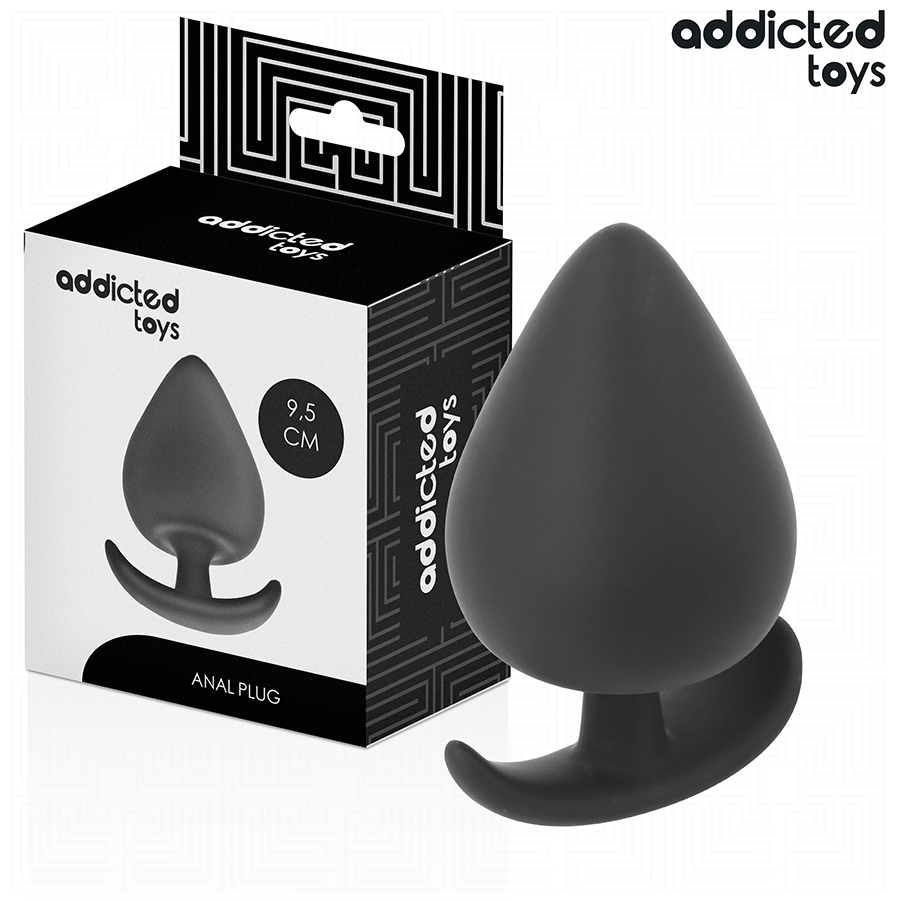 La marca ADDICTED TOYS nos facilita esta imagen de su producto ADDICTED TOYS - PLUG ANAL SILICONA TALLA XL 9.5 CM para nuestro catálogo.